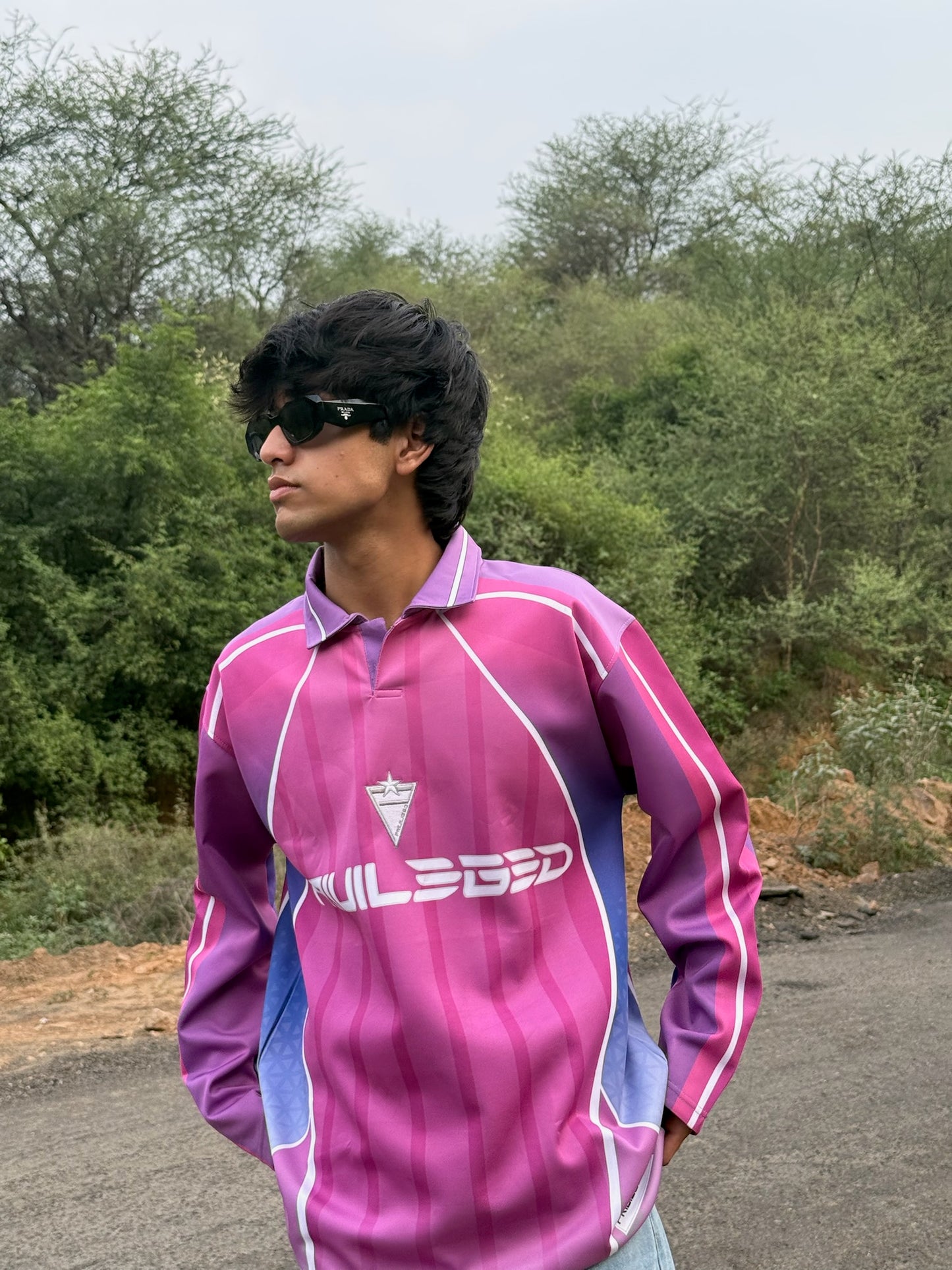 long sleeve jersey (PRE ORDER) (pink)